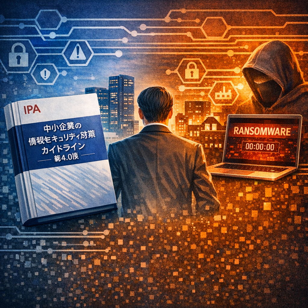IPA『中小企業の情報セキュリティ対策ガイドライン 第4.0版』を読み解く 〜ランサムウェア時代の中小企業経営者がいま取り組むべきこと〜